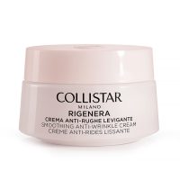 Jar  of  Collistar  Rigenera  Smoothing  Anti-Wrinkle  Cream,  a  nourishing  cream  indicated  for  revitalizing  skin  and  reducing  wrinkles.