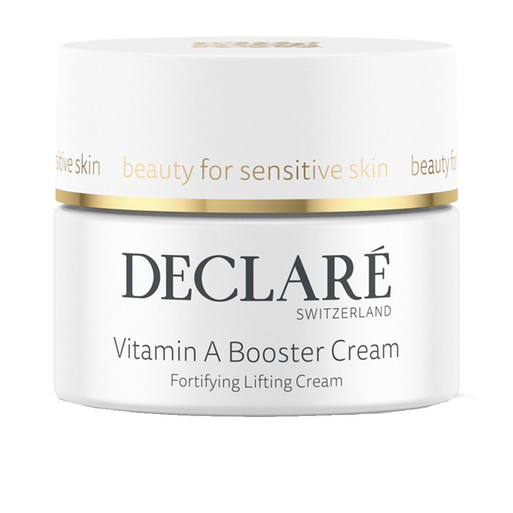 DeclaréVitaminABoosterCream50ml Jar of Declaré Vitamin A Booster Cream by Declaré, a light cream indicated for improving skin elasticity and reducing wrinkles.