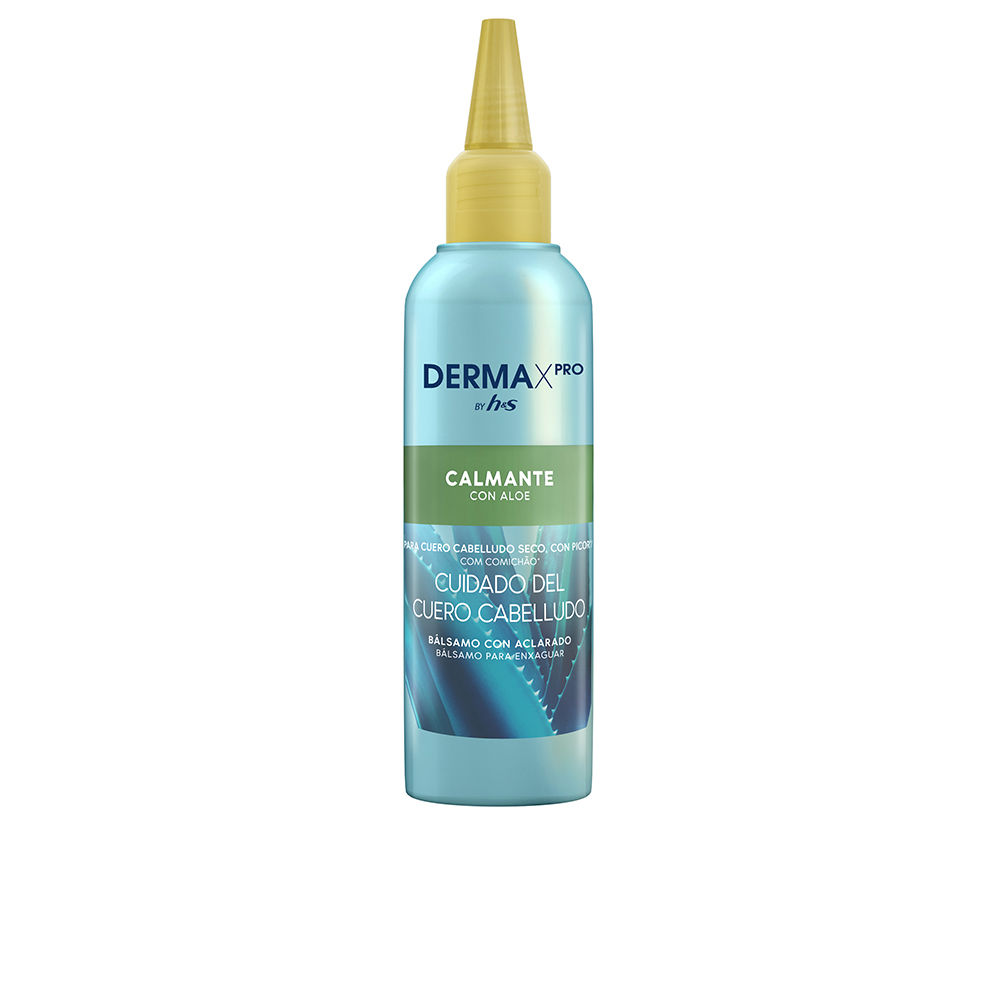 H&SDermaXProSoothingRinse-OffBalm145ml Bottle of H&S Derma X Pro Soothing Rinse-Off Balm by Head & Shoulders, a soothing balm indicated for hydrating itchy scalp and hair.