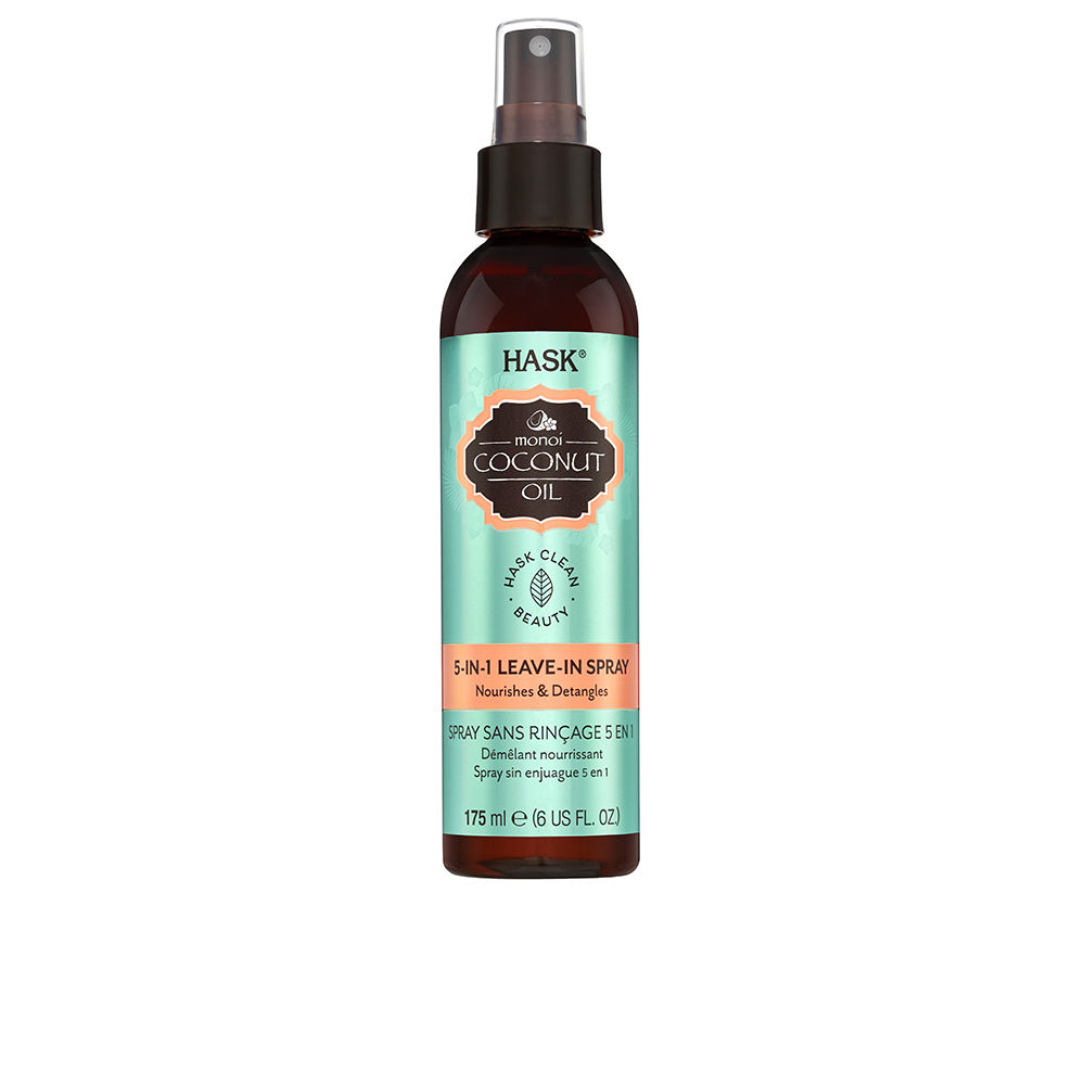 HaskMonoiCoconutOil5-In-1LeaveInSpray175ml Hask Monoi Coconut Oil 5-In-1 Leave In Spray 175ml