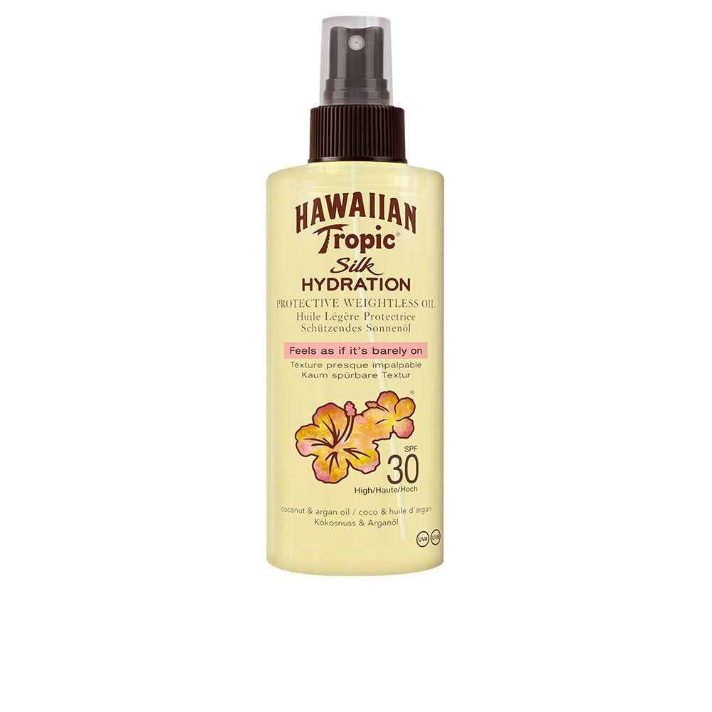 HawaiianTropicSilkHydrationDryOilSPF30Mist150ml Hawaiian Tropic Silk Hydration Dry Oil SPF30 Mist 150ml