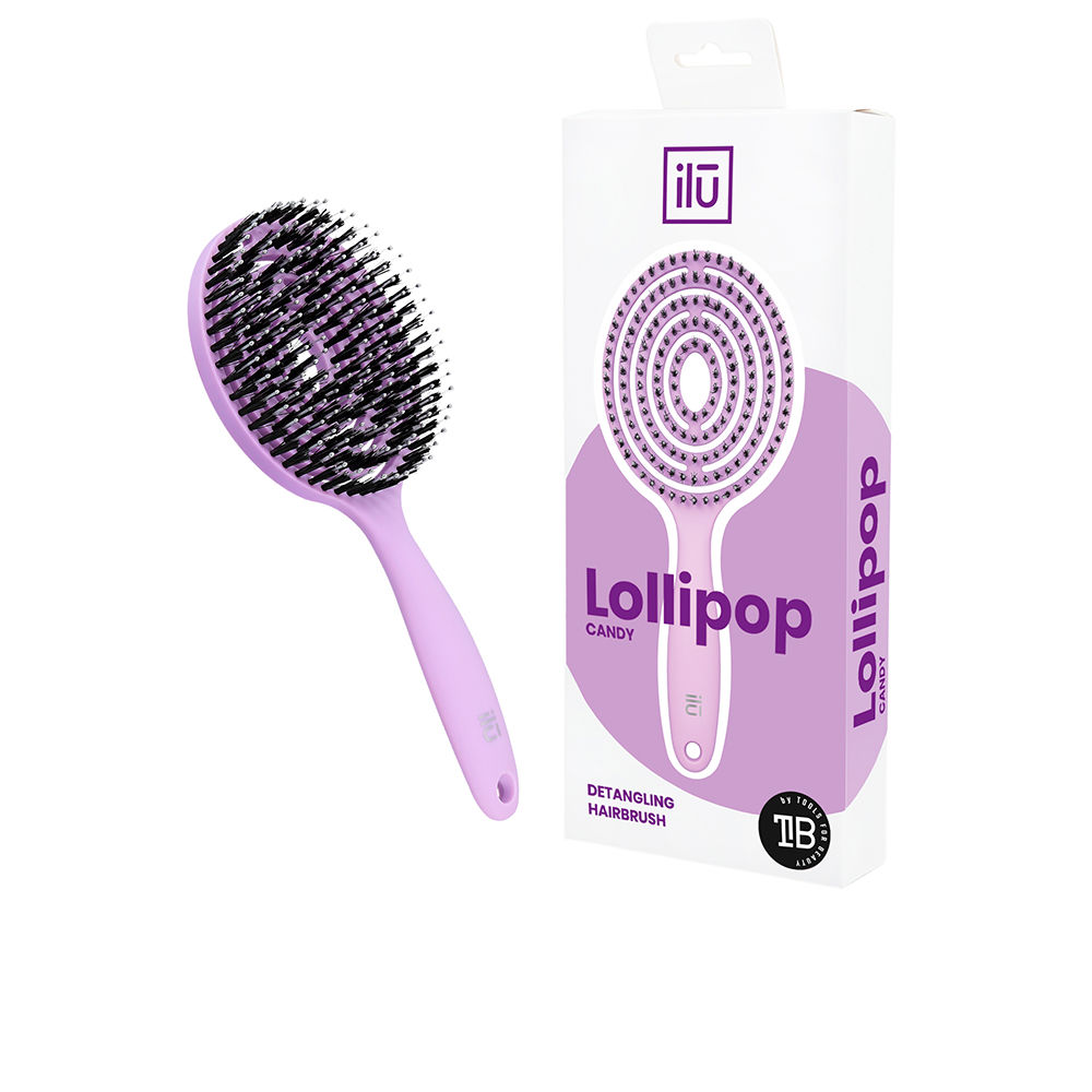 IluLollipopBrushColorPurple Ilū Lollipop Brush Color Purple - Image 1