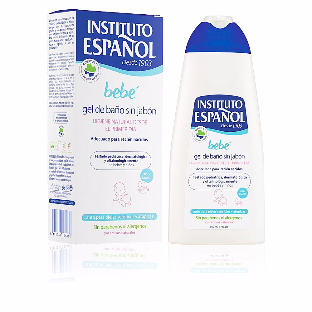 InstitutoEspañolBabySoap-FreeBathGel500ml Instituto Español Baby Soap-Free Bath Gel 500ml