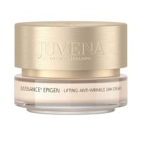 Jar  of  Juvenance  Epigen  Lifting  Anti-Wrinkle  24H  Cream  by  Juvena,  a  rich  cream  indicated  for  reducing  wrinkles  and  improving  firmness.