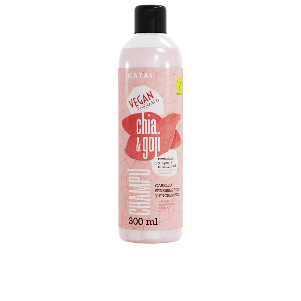 KataiChia&GojiPuddingShampoo300ml Bottle of Katai Chia & Goji Pudding Shampoo by Katai, a pudding shampoo indicated for nourishing hair and eliminating frizz.
