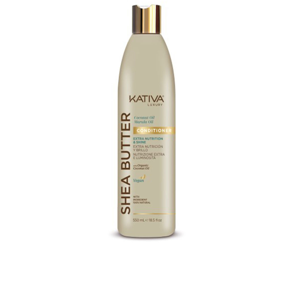 KativaSheaButterCoconutMarulaOilConditioner550ml Kativa Condicionador de Shea Butter, Coconut & Marula Oil 550ml - Image 1