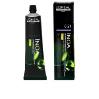 Product  container  of  Inoa  No  Ammonia  Permanent  Hair  Color  8.21  by  LOréal  Professionnel,  a  hair  color  for  vibrant,  lustrous  hair.