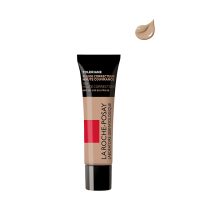 Bottle  of  Toleriane  High  Coverage  Foundation  SPF25  Tone  13  by  La  Roche  Posay,  a  fluid  foundation  indicated  for  redness.