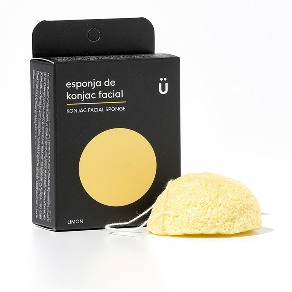 NaturbrushFacialKonjacSpongeLemon15g Naturbrush Facial Konjac Sponge Lemon 15g