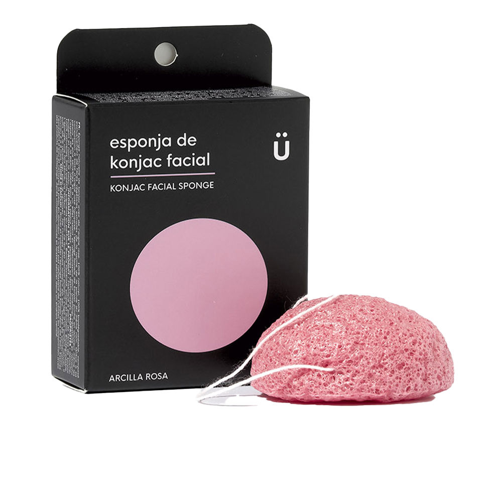 NaturbrushKonjacFacialSpongePinkClay15g Naturbrush Konjac Facial Sponge Pink Clay 15g