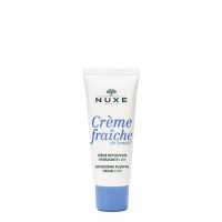 Jar  of  Nuxe  Crème  Fraiche  de  Beauté  48h  Moisturizing  Plumping  Cream  by  Nuxe,  a  velvety  cream  for  skin  comfort.