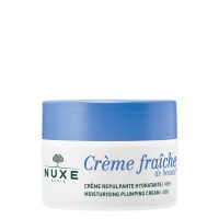 Jar  of  Nuxe  Crème  Fraiche  de  Beauté  48h  Moisturizing  Plumping  Cream  by  Nuxe,  a  velvety  cream  for  skin  comfort.