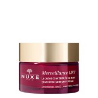 Jar  of  Nuxe  Merveillance  Lift  Concentrated  Night  Cream  by  Nuxe,  a  velvety  cream  indicated  for  overnight  firmness  and  repair.