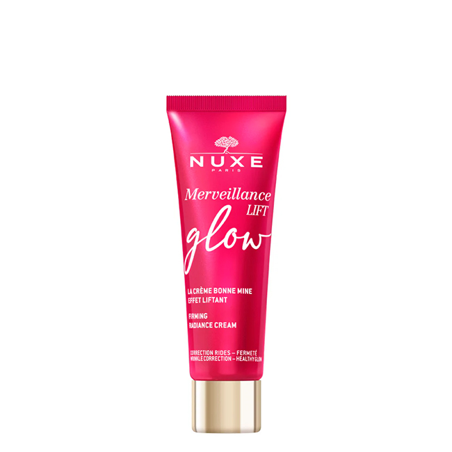 NuxeMerveillanceLiftGoodGlowCreamLiftingEffect50ml Jar of Nuxe Merveillance Lift Good Glow Cream Lifting Effect by Nuxe, a tinted cream indicated for firmness and radiance.