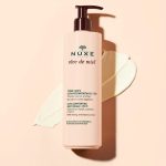 a creamy body cream indicated for dry and sensitive skin.