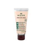 Tube of Nuxe Rêve de Miel CICA Rich Hand Cream by Nuxe, a cream indicated for reducing dryness and protecting the skin barrier.
