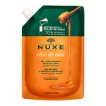 Bottle  of  Nuxe  Rêve  de  Miel  Face  and  Body  Cleansing  Gel  Refill  by  Nuxe,  a  cleansing  gel  indicated  for  dry  and  sensitive  skin.