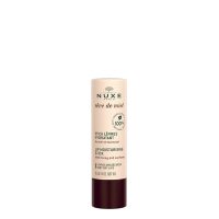Product  container  of  Nuxe  Rêve  de  Miel  Moisturizing  Lip  Balm  by  Nuxe,  a  lip  stick  indicated  for  moisturizing  and  softening  lips.