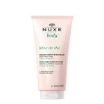 Product container of Nuxe Rêve de Thé Body Rejuvenating Granite Scrub by Nuxe, a grainy scrub indicated for skin renewal.