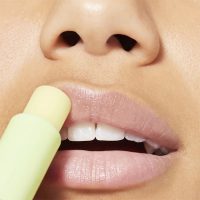 a  soft  lipstick  indicated  for  hydrating  and  protecting  dry  lips.