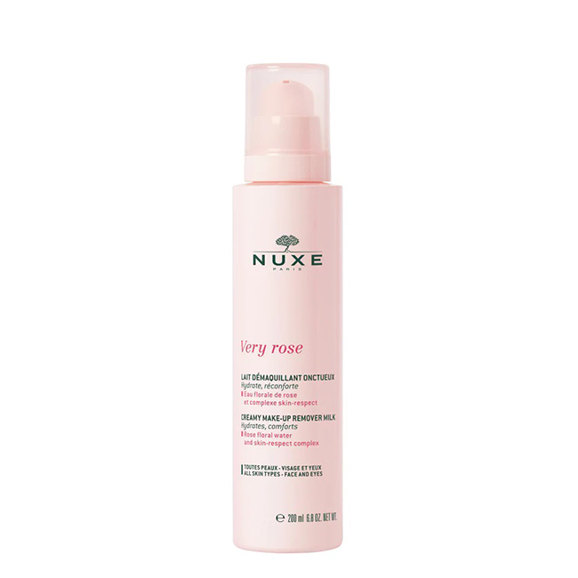 NuxeVeryRoseCreamyCleansingMilk200ml Nuxe Very Rose Leite de Limpeza Cremoso 200ml - Image 1