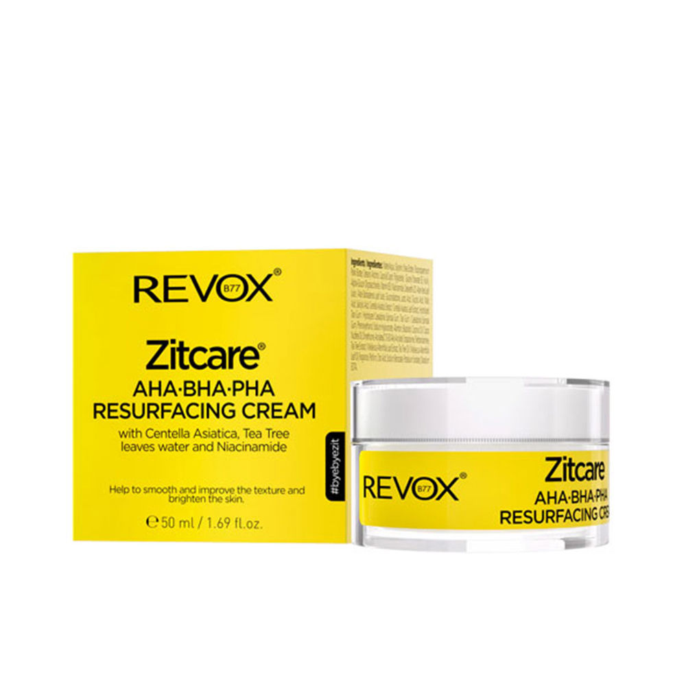 RevoxB77ZitcareAHA.BHA_.PHA_.ResurfacingCream50ml Revox B77 Zitcare AHA.BHA.PHA. Resurfacing Cream 50ml - Image 1