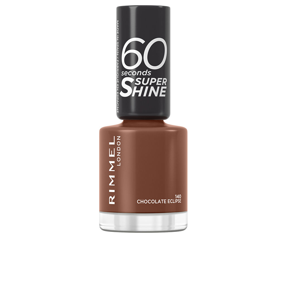 RimmelLondon60SecondsSuperShineNailPolishColor140ChocolateEclipse8ml Rimmel London 60 Seconds Super Shine Nail Polish Color 140 Chocolate Eclipse 8ml - Image 1