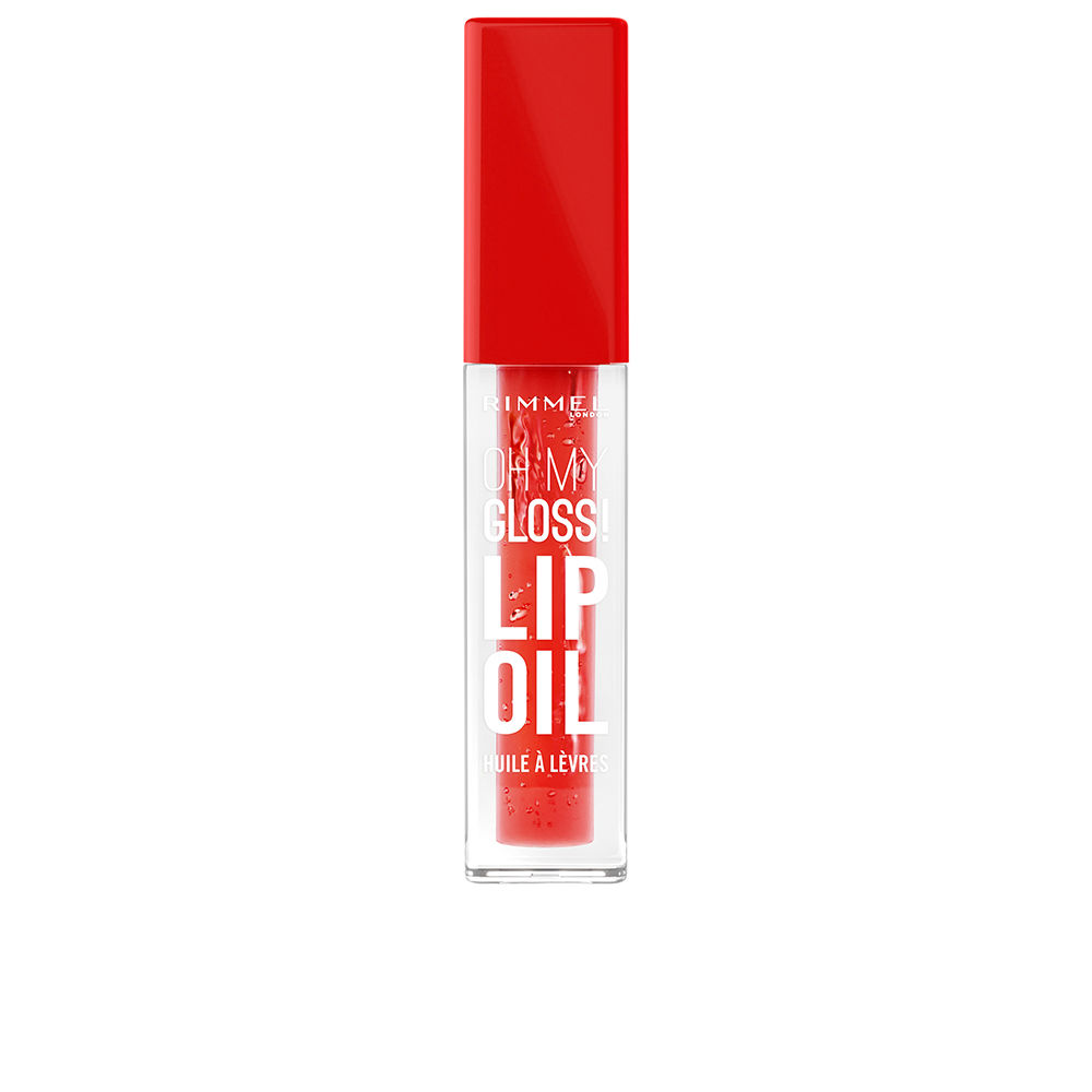 RimmelLondonOhMyGlossLipGlossColor004VividRed6ml Rimmel London Oh My Gloss! Lip Gloss Color 004 Vivid Red 6ml - Image 1