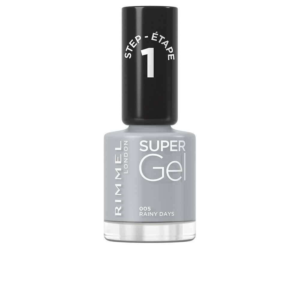 RimmelLondonSuperGelNailPolishColor005RainyDays12ml Rimmel London Super Gel Nail Polish Color 005 Rainy Days 12ml - Image 1