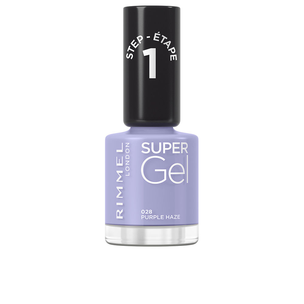 RimmelLondonSuperGelNailPolishColor028PurpleHaze12ml Rimmel London Super Gel Nail Polish Color 028 Purple Haze 12ml - Image 1