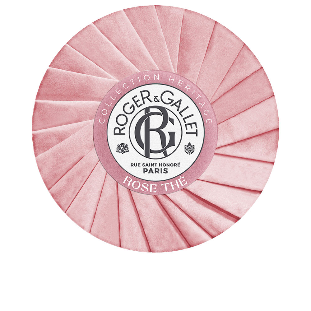 RogerGalletRoseTheWellnessSoap100g Roger & Gallet Rose Thé Wellness Soap 100g - Image 1