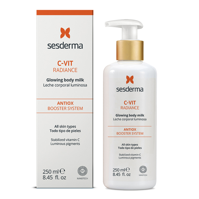 Sesderma-C-Vit-Radiance-Glowing-Body-Milk-250ml セスダーマ C-Vit ラディアンス グローイング ボディミルク 250ml - 画像 (1)