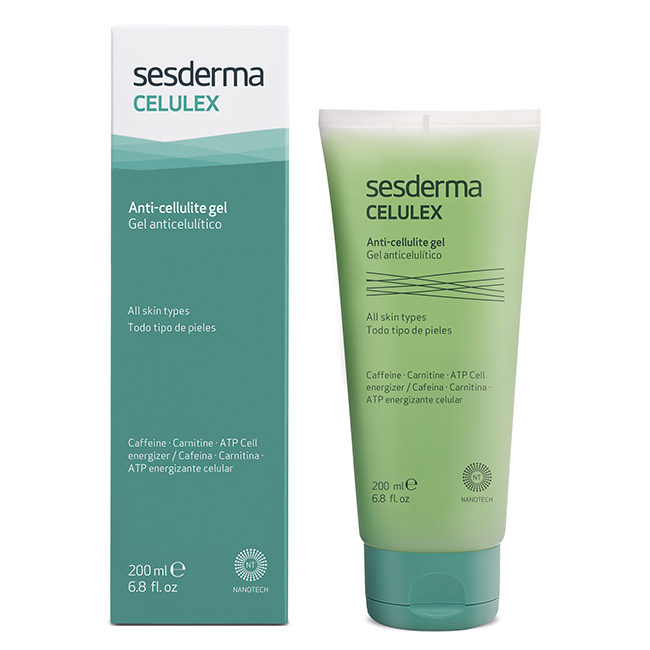 Sesderma-Celulex-Gel-Anticellulite-200ml Bottle of Sesderma Celulex Gel Anticellulite by Sesderma, a gel indicated for fighting cellulite and localized fat.
