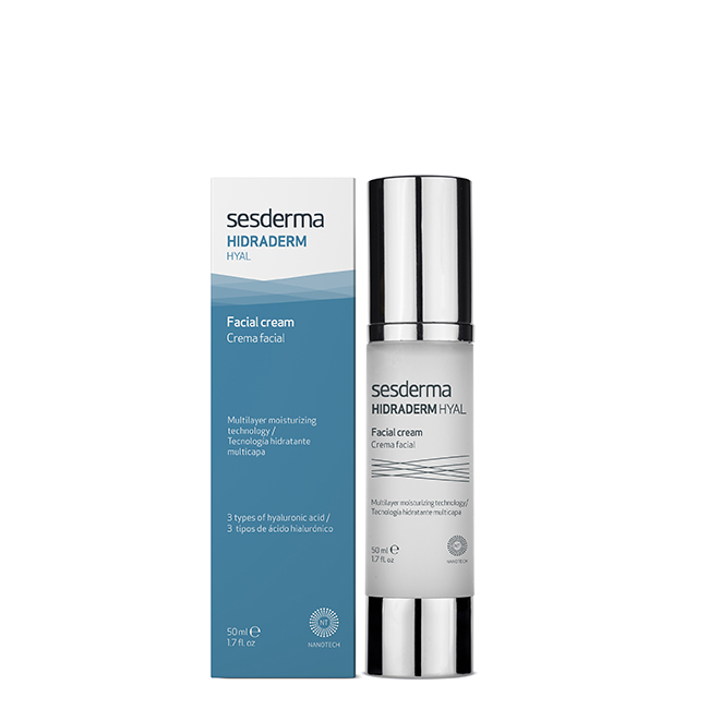 Sesderma-Hidraderm-Hyal-Moisturizing-Face-Cream-50ml Sesderma Hidraderm Hyal. Crema facial hidratante 50 ml - Image 1