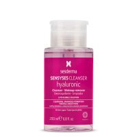 Bottle  of  Sesderma  Sensyses  Cleanser  Hyaluronic  by  Sesderma,  an  aqueous  solution  indicated  for  cleansing  and  skin  hydration.