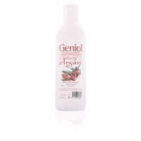 Bottle  of  Geniol  Argan  Shampoo  by  Geniol,  a  moisturizing  shampoo  indicated  for  cleansing,  nourishing  and  restructuring  hair  fiber.
