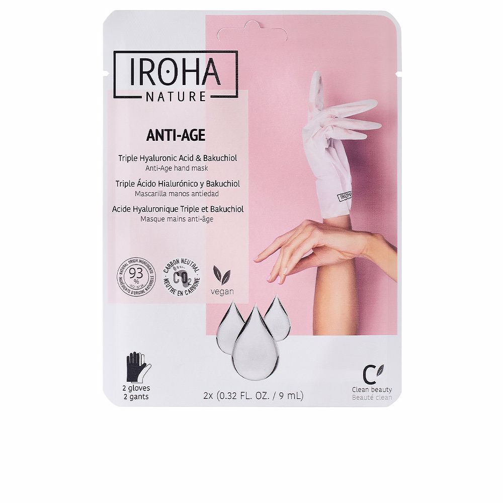 IrohaAnti-AgeTripleHyaluronicAcid&BakuchiolHandMask9ml Iroha Anti-Age Triple Hyaluronic Acid & Bakuchiol Hand Mask 9ml
