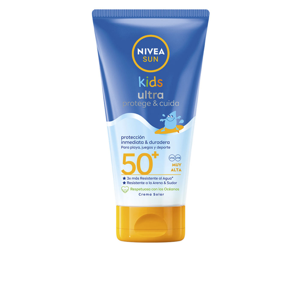 NiveaSunKidsProtects&CareKidsUltraSPF50SunCream150ml Nivea Sun Kids Protects & Care Kids Ultra SPF50 Sun Cream 150ml