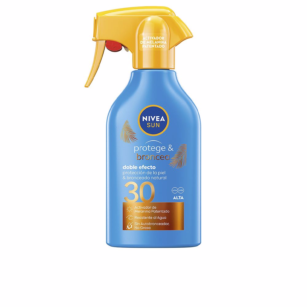 NiveaSunProtectBronzeSpraySPF30270ml Nivea Sun Protect & Bronze Spray SPF30 270ml - 画像 (1)