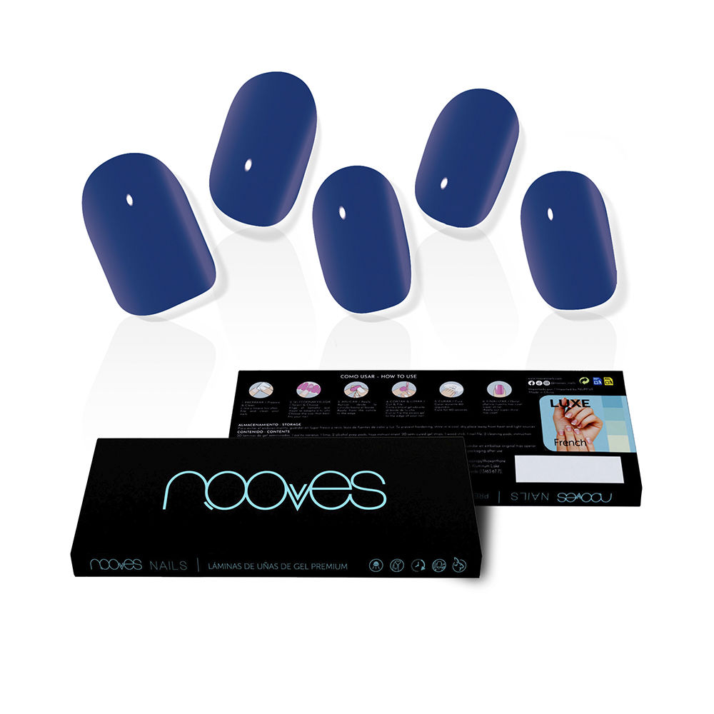 NoovesGelSheetsEauxProfondesFalseNailsx20 Nooves Gel Sheets Eaux Profondes False Nails x20