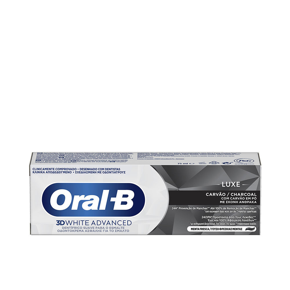 Oral-B3DWhiteLuxeCharcoalToothpaste75ml Oral-B 3D White Luxe Charcoal Toothpaste 75ml - Image 1