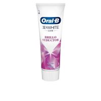 Tube  of  Oral-B  3D  White  Luxe  Glamorous  Shine  Toothpaste  by  Oral-B,  a  toothpaste  indicated  for  whitening  and  removing  stains.