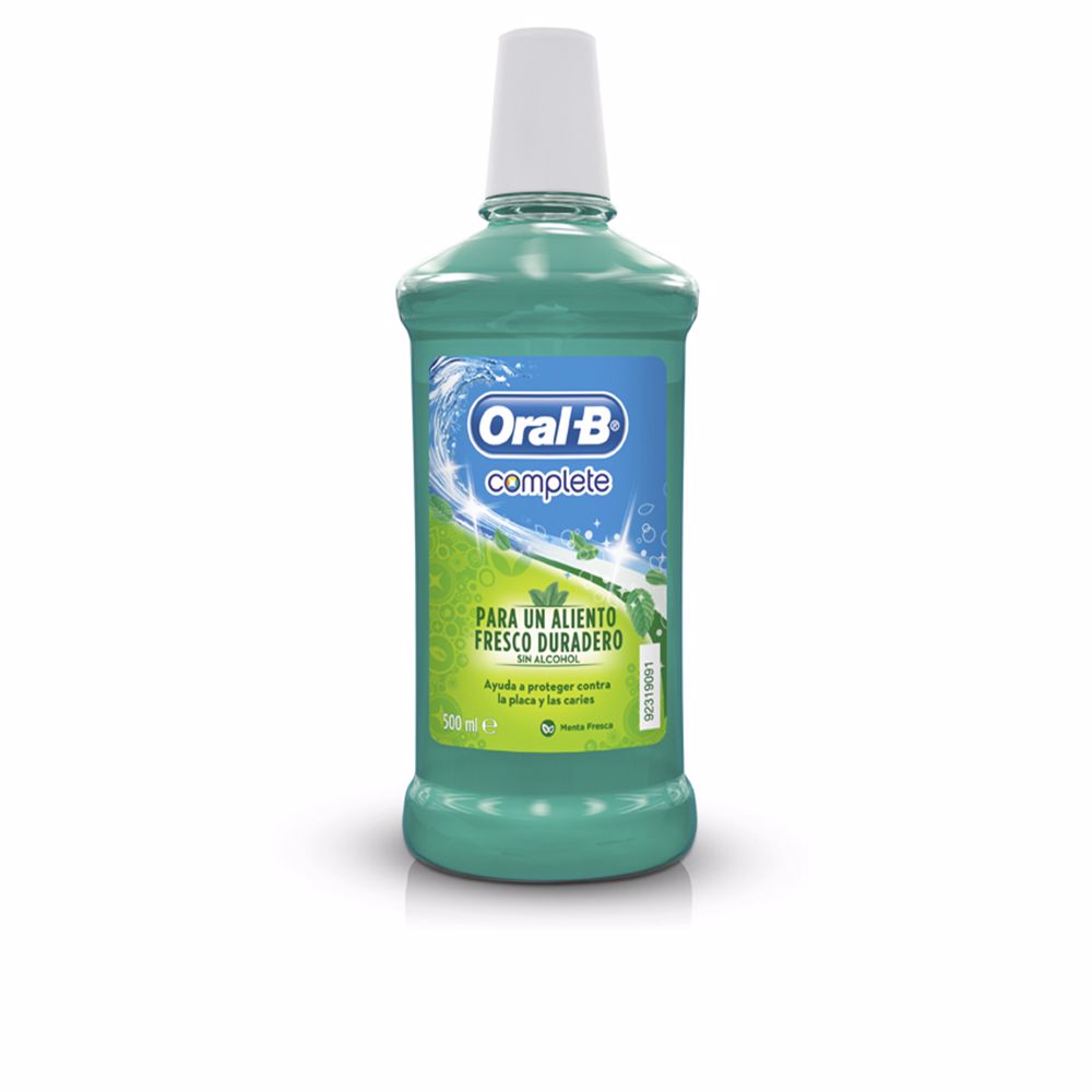 Oral-BCompleteMouthwashFreshMint500ml Oral-B Complete Mouthwash Fresh Mint 500ml - Image 1