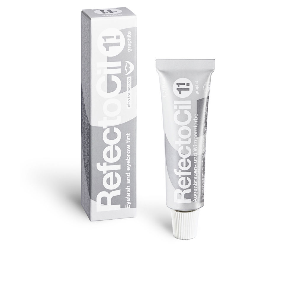 RefectocilEyelashAndEyebrowTintColor1.1Graphite15ml Tube of Refectocil Eyelash And Eyebrow Tint by Refectocil, a tint indicated for enhancing the color of eyelashes and eyebrows.