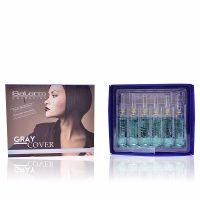 Box  of  Salerm  Gray  Cover  by  Salerm,  ampoules  indicated  for  enhancing  color  penetration  and  coverage  of  difficult  gray  hairs.
