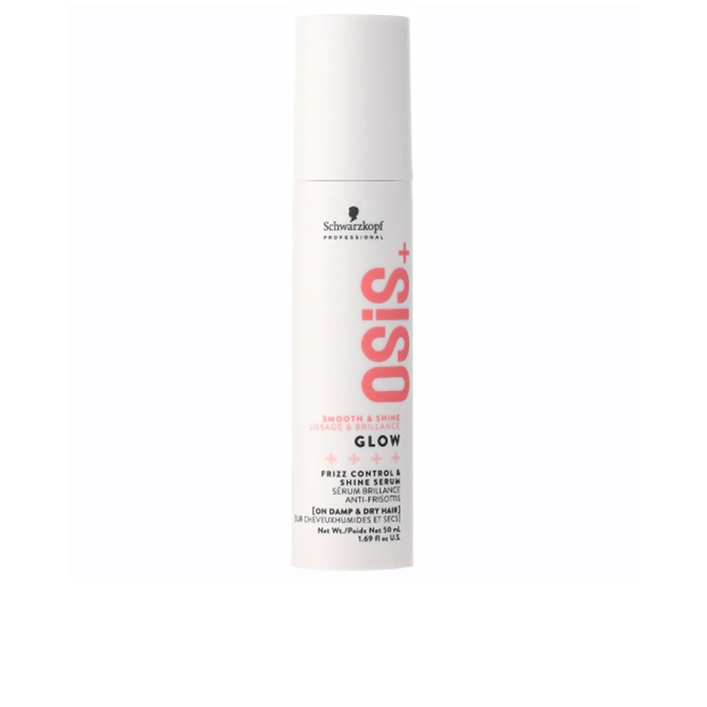 SchwarzkopfOsisGlowFrizzControlandShineSerum50ml Schwarzkopf Osis+ Glow Frizz Control and Shine Serum 50ml - 画像 (1)