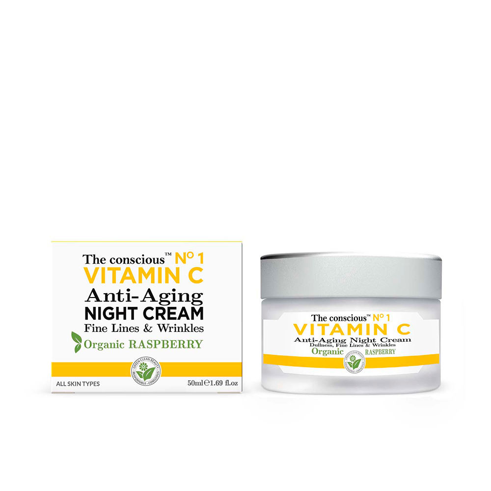 TheConsciousVitaminCAnti-AgingNightCream50ml Jar of The Conscious Vitamin C Anti-Aging Night Cream by The Conscious, a night cream indicated for fine lines and wrinkles.