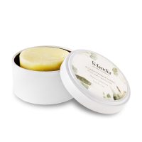 Product  container  of  Velandia  Solid  Hair  Conditioner  by  Velandia,  a  solid  conditioner  indicated  for  detangling  the  hair.
