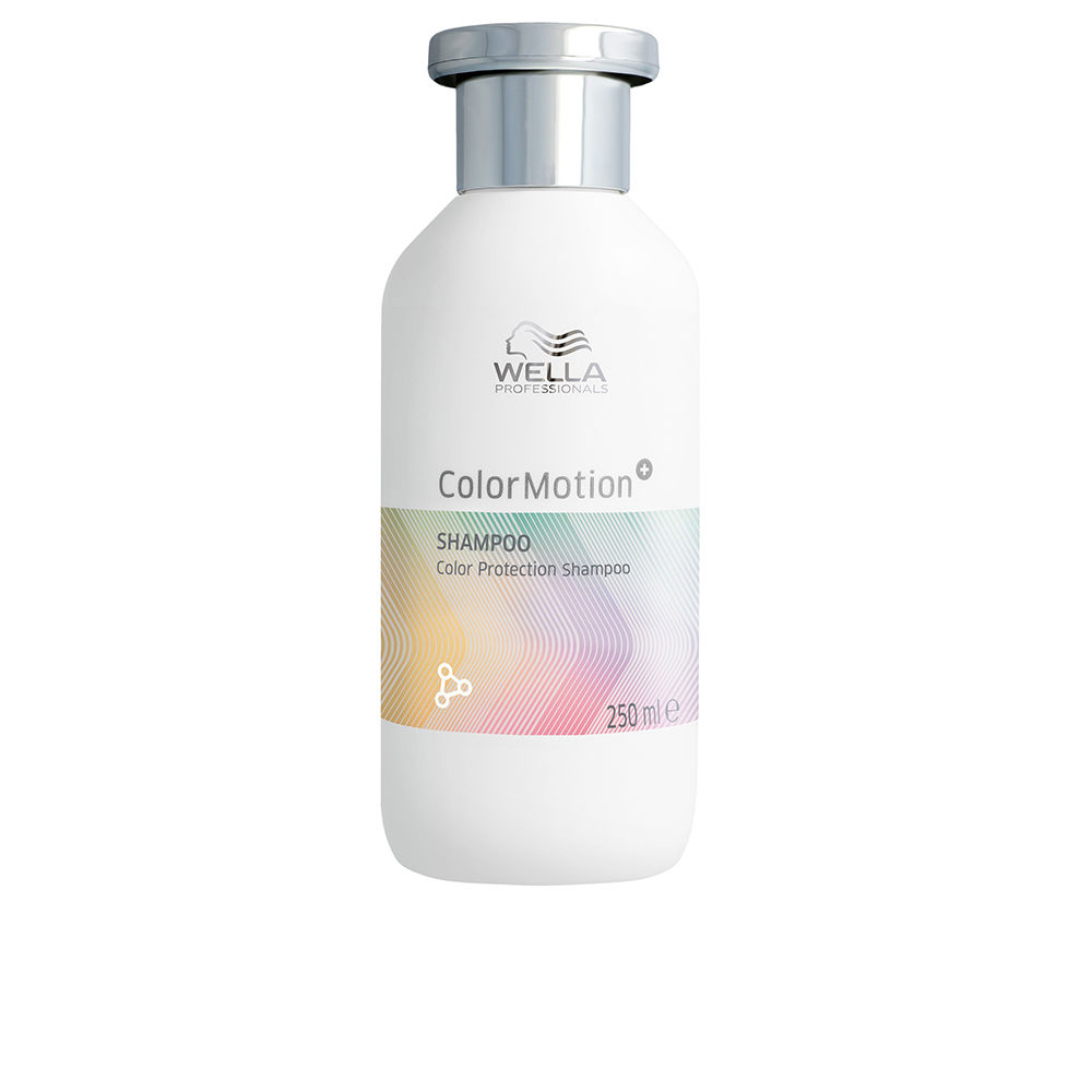 WellaProfessionalsColorMotionShampoo250ml Bottle of Wella Professionals Color Motion Shampoo by Wella Professionals, a moisturizing shampoo for colored hair protection.
