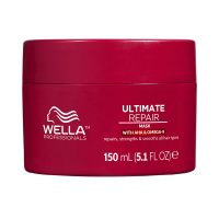 Jar  of  Wella  Professionals  Ultimate  Repair  Mask  by  Wella  Professionals,  a  hair  mask  indicated  for  deep  repair  and  moisturizing.